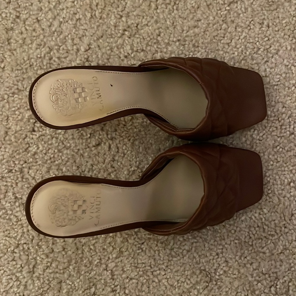 Brown Vince Camuto heels